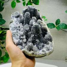 1986g Natural Amethyst Geode Mineral Specimen Crystal Quartz Energy Decoration picture