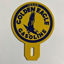 Idaho Golden Eagle Gasoline Oil Metal License Plate Tag Topper Sign picture