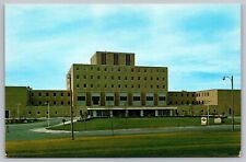 Columbia Missouri Veteran Administration Hospital Building Chrome Postcard picture