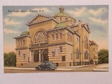 First Baptist Church Charlotte North Carolina  Postcard picture