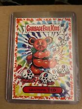 2017 Garbage Pail Kids Battle Of The Bands Grateful Ted Red Parallel 55/75 # 8a picture