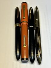 Set of (4)Vintage Sheaffer's &unk Fountain Pen All with 14K Nib picture