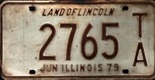 Vintage 1979 Illinois License Plate - Crafting Birthday  MANCAVE  shf picture