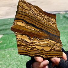 251G Rare Natural Beautiful Yellow Tiger Crystal Mineral Specimen Healing picture