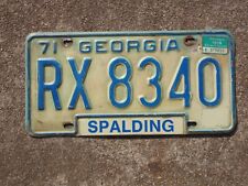 1974 Georgia License Plate Peach State Chevrolet Dodge Ford Chevy RX 8340 1971 picture