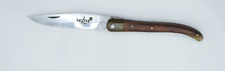 Vintage Italian Folding Knife with Wood Handle picture