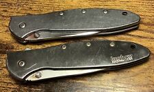 Kershaw 1660 Leek USA Folding Blade Pocket Knife Set Lot (2)~Good Work Knives picture