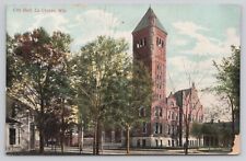 La Crosse Wisconsin WI City Hall Vintage Postcard picture