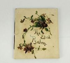 VTG Antique 1892 The 23rd Psalm by Charlotte Murray Small Pocket Booklet picture