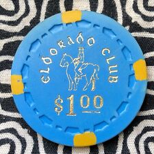 Eldorado Club $1.00 TRKing Gardena, California Gaming Poker Casino Chip picture