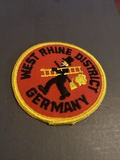 VTG WEST RHINE DISTRICT GERMANY Sew On Patch picture