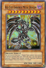 YUGIOH RED-EYES DARKNESS METAL DRAGON ULTRA RARE NEAR GOOD CONDITION JUMP-EN030 picture