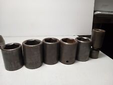 VINTAGE LOT WILLIAMS 1/2 IMPACT SOCKETS 4-632 4-634 4-636 4-624 picture