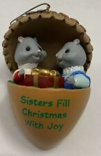 Vintage Hallmark Keepsake Ornament Sister to Sister Christmas 1994 in Box picture
