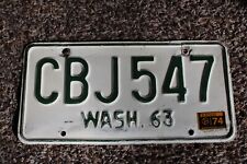 1963, 1974 Washington License Plate - YOM eligible picture