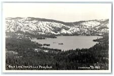c1940s Gold Lake From Mills Peak View J.H. Eastman CA RPPC Photo Postcard picture