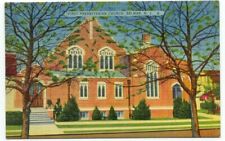 Belmar NJ First Presbyterian Church Linen Postcard New Jersey picture