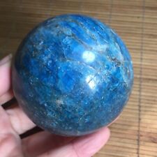 516G Natural Blue Apatite Ball Sphere Quartz Crystal Mineral Healing 756 picture