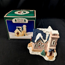 Vtg. Christmas Village Mainstreet Collection, 1992 Lighted Porcelain Church picture