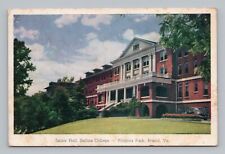 Postcard Junior Hall Sullins College Bristol Virginia c1945 picture