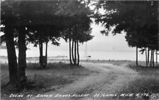 Silver Sands Resort St Ignance Michigan Waterfront RPPC Photo Postcard 20-9325 picture