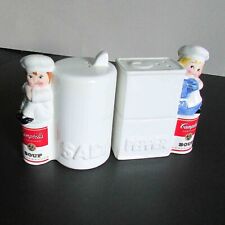 1996 Campbell's Soup Kids Kitchen Salt and Pepper Shaker Set byWESTWOOD FREE SH picture