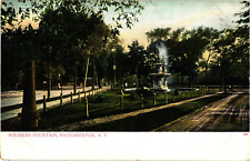 Soldiers Fountain Poughkeepsie NY Undivided Unused Postcard c1905 picture