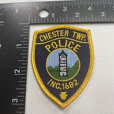 Small Size CHESTER TOWNSHIP POLICE Patch (Police Law Enforcement Theme) 31XJ picture