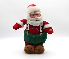 Vtg Coyne's And Company JUMP FOR CHRISTMAS Singing Santa Claus Animated Plush picture