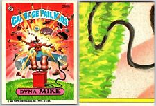 1986 Vintage Garbage Pail Kids GPK Original Series 6 Card Dyna Mike 250b picture