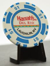 Harrah's Del Rio Casino $1 Chip Laughlin Nevada Bud Jones 1988 picture