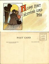 Home Ain't Nothing Like This couple snuggling moon pier romance love comic picture