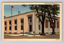 Moline IL-Illinois, Post Office, Antique Vintage Souvenir Postcard picture