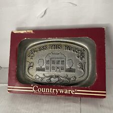 Country Ware Wilton Bless This House Dish Plate Armetale Mt Joy PA USA RWP picture