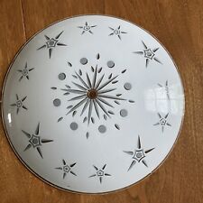 Vtg 1950s/70s MCM Retro Star Starburst Atomic Snowflake Ceiling Lampshade picture
