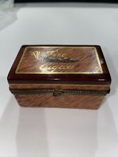 ROCHARD French Limoges Cigar Box With Removable Cigar-RARE Collectors Piece picture