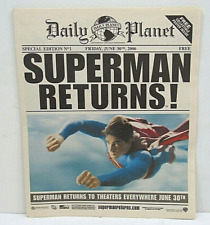 Superman Returns Daily Planet Special Edition Newspaper Promo Prop 2006 picture