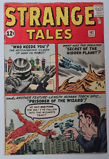 STRANGE TALES #102 (MARVEL 1962) EST~FN-(5.5) HUMAN TORCH 1ST APP WIZARD KIRBY picture