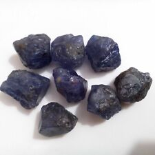 Fabulous Earth Mined Blue Tanzanite Raw 8 Piece Size 13-18 MM Rough Jewelry picture
