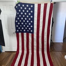 Vintage Valley Forge 2 Ply Cotton Sewn/Stitched US 50 Star Flag Size #5 picture