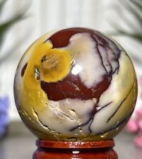 MOOKAITE SPHERE - Mineral Red Yellow Crystal Chakra Reiki Jasper Stone Rock Orb picture