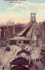 1917 WILLIAMSBURG BRIDGE APPROACH, NEW YORK CITY picture