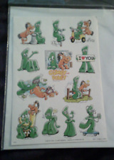GUMBY AND POKEY 1983 UNUSED STICKER SHEET picture