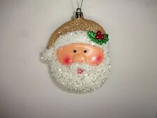 vintage santa hanging christmas tree ornament picture