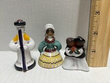 Ceramic Figurines Small Eastern European Vintage 3 hand painted 3” or less picture