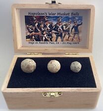 NAPOLEONIC WARS,SET OF ORIGINAL,AUTHENTIC MUSKET BALLS FROM BATTLEFIELD,EUROPE picture