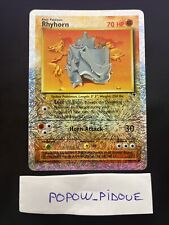 Pokemon Card Reverse Rhyhorn 90/110 Legendary Collection Wizards Exc Condition picture