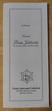 Senator Barry Goldwater Funeral Program Trinity Episcopal Cathedral 1998 picture