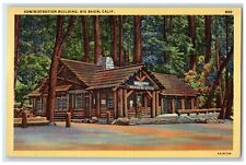 c1940's Administration Building Wardens Office Big Basin California CA Postcard picture