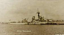 British UK Royal Navy HMS Thunderer WWI Battleship RPPC c.1910s Postcard picture